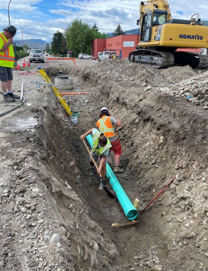 Storm Pipe Installation