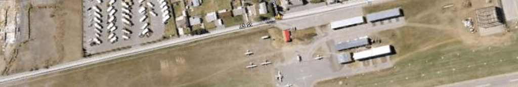 Airport aerial view