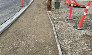 Sidewalk forms 