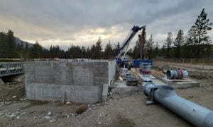 Low Head Siphon Construction